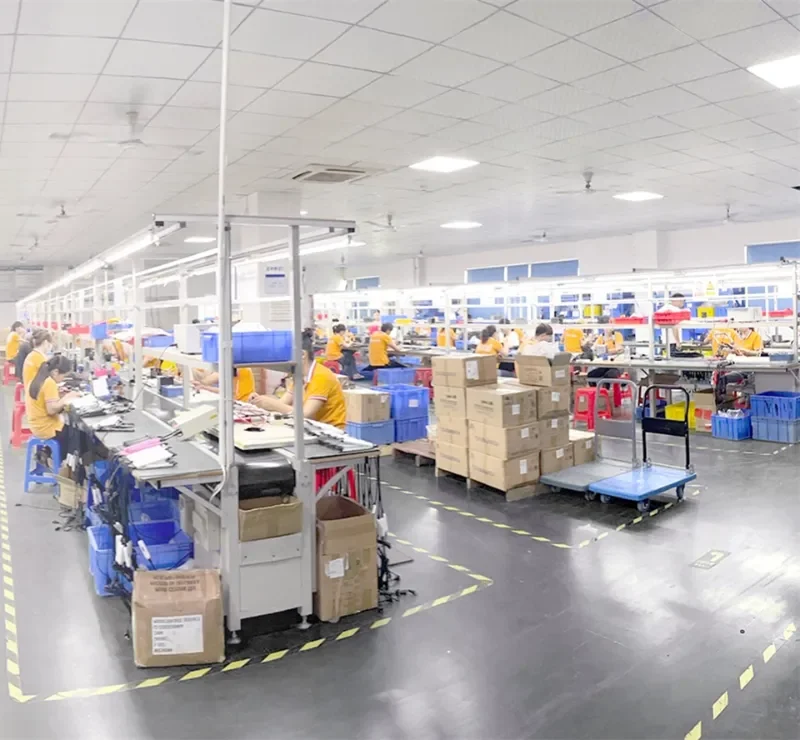 Assembly line – production floor in Shenzhen