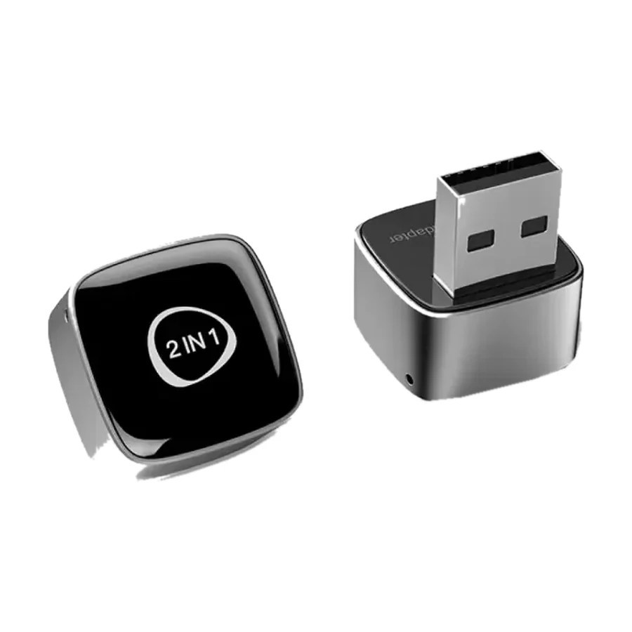 M5 2-in-1 Wireless CarPlay & Android Auto Adapter – Ultra Mini