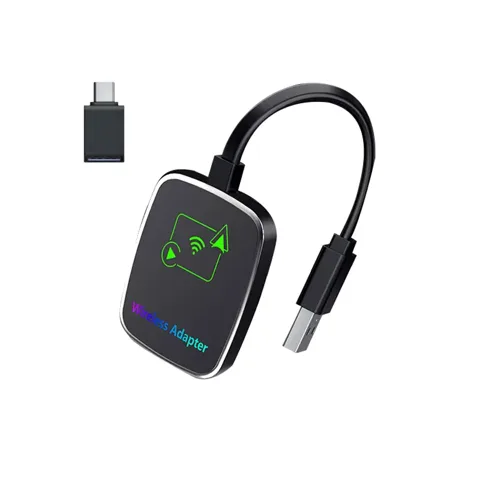 S4 Wireless CarPlay & Android Auto Adapter – Bluetooth 5.4, Cable Style